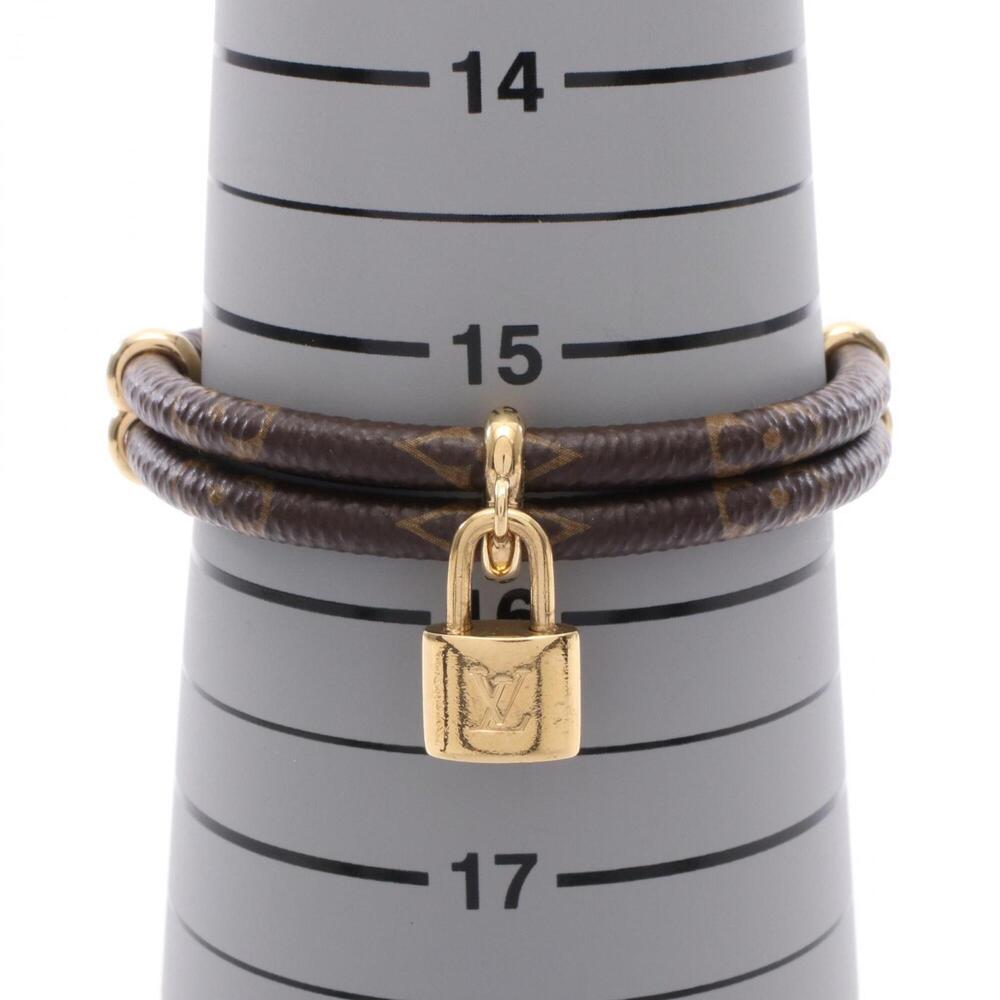 LOUIS VUITTON Brown Coated Canvas Charm Bracelet - Picture 5 of 7